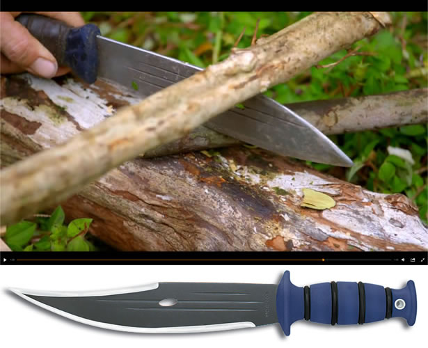 Condor 8 Inch Primitive Bush Knife Carbon Steel Blade with Sheath 
