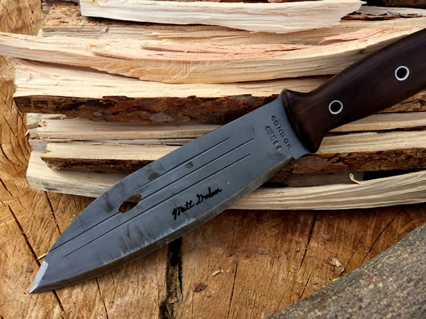 Condor 8 Inch Primitive Bush Knife Carbon Steel Blade with Sheath