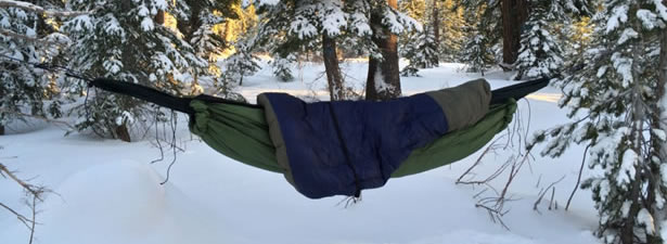 winter hammocking